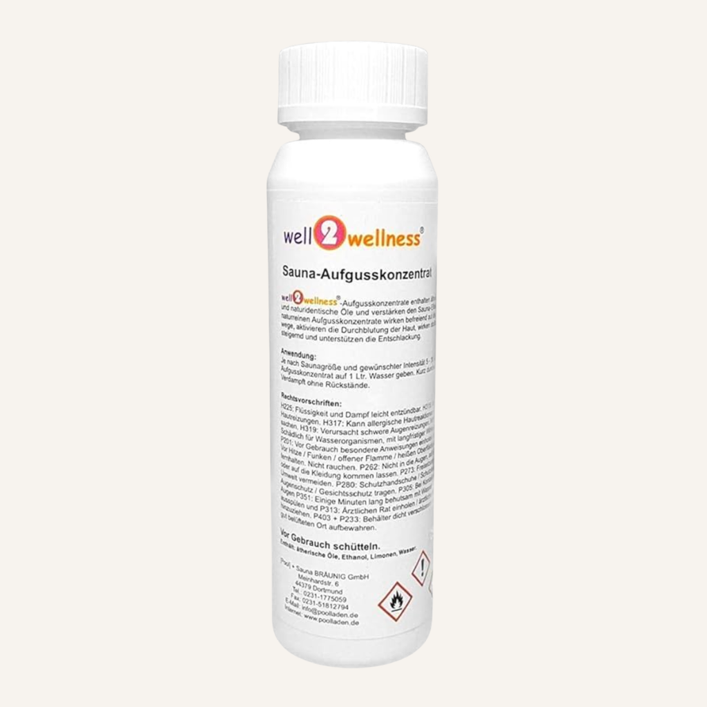 well2wellness Saunaaufguss 125ml - freie Duftwahl aus unseren Sonderdüften