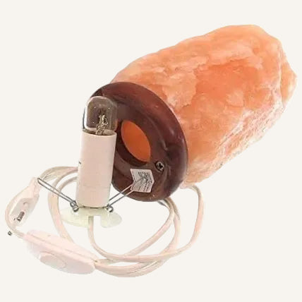 Salzkristall Lampe "Natur" in Rosa - 3-4kg