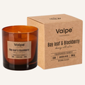Duftkerze mit Holzdocht -  Bay Leaf & Blackberry
