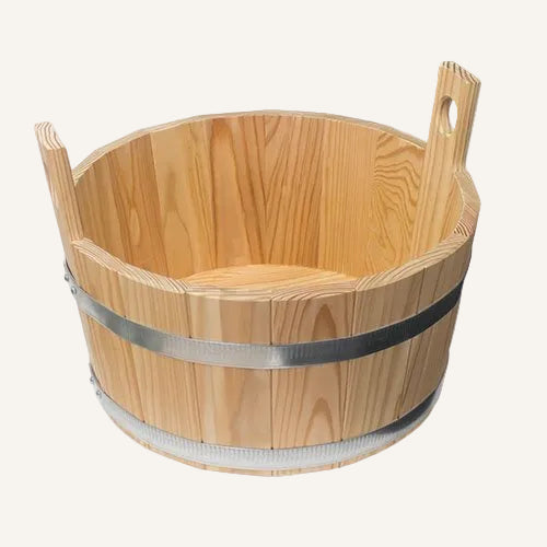 Sauna Fußbecken Lärchenholz 16 l