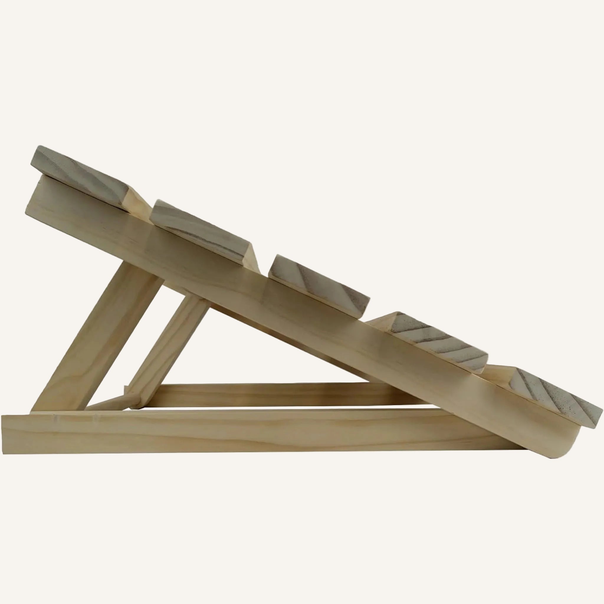 SudoreWell® Sauna Kopfstütze Flex aus Kiefernholz - höhenverstellbar