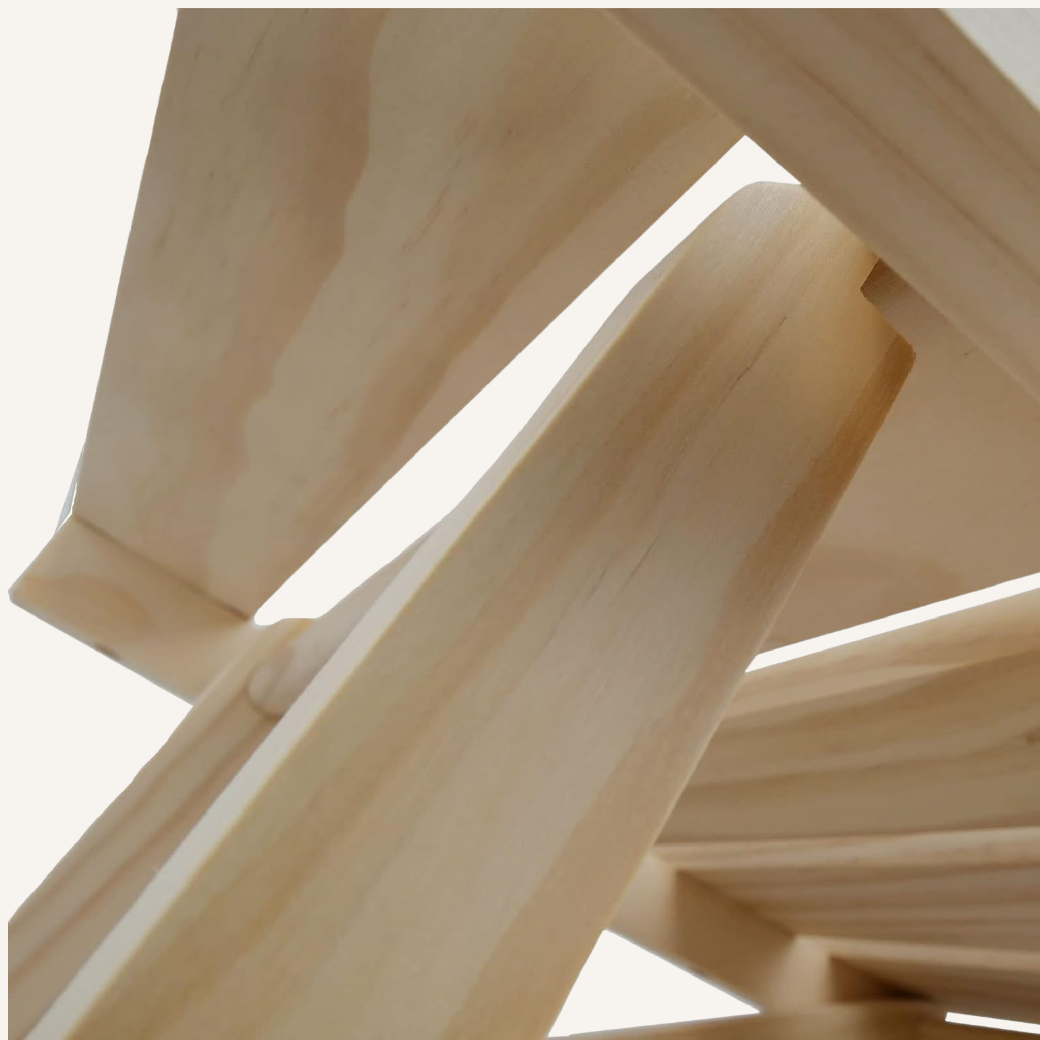 SudoreWell® Sauna Kopfstütze Flex aus Kiefernholz - höhenverstellbar