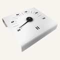 Rento Sauna Thermometer eckig aus Aluminium weiß