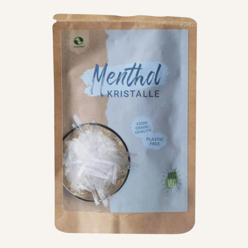SudoreWell® Sauna Mentholkristalle 100g im Papierbeutel
