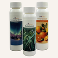 well2wellness® Saunaaufguss Set 3 x 125 ml "Probierset" + 10g Mentholkristalle