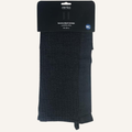 Rento Sauna Sitztuch Kenno schwarz 50 x 60 cm