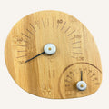 Rento Sauna Klimamesser Bambus - Thermo- und Hygrometer