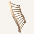 Sauna Rückenlehne ergonomisch geformt