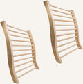 Sauna Rückenlehne 2.0 ergonomisch geformt - 2er-Set